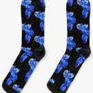 Blue Orchid Socks