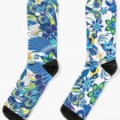 Blue Peacock Love Socks