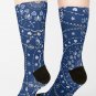 Blue White Mandalas Socks