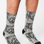Braids In Buns Socks