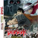 Anime DVD Berserk Season 1+2 + The Golden Age Arc - Memorial Edition Vol.1-38End