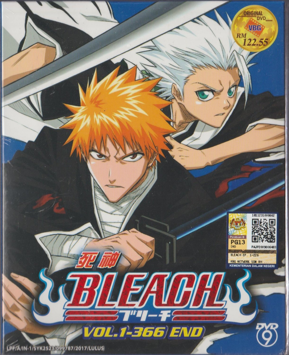 Anime DVD Bleach Complete Series Vol.1-366 End English Subtitle Free Shipping