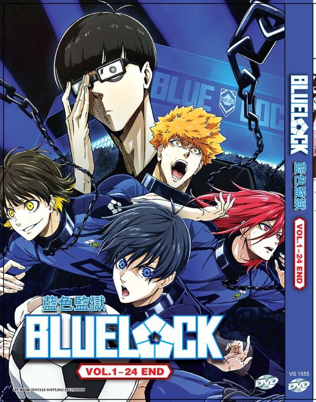 Anime DVD Blue Lock Vol.1-24 End English Dubbed