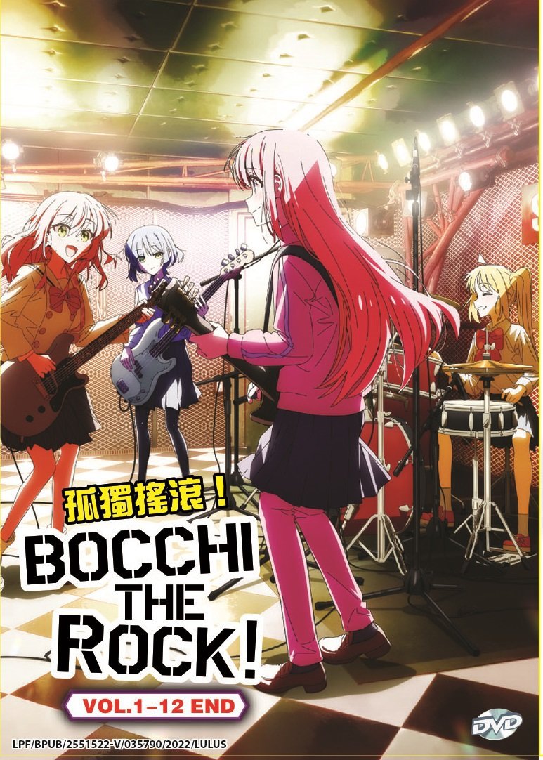 Anime DVD Bocchi The Rock! Vol.1-12 End English Subtitle
