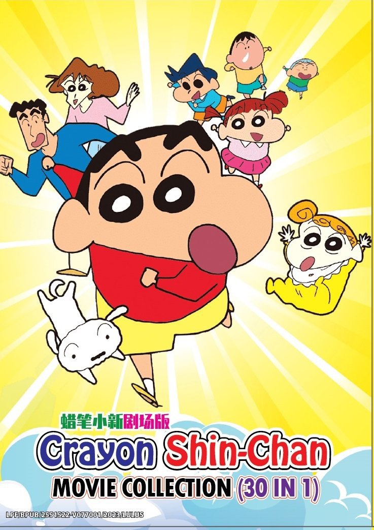 Anime DVD Crayon Shin-Chan Movie Collection Part 1-30 English Subtitle