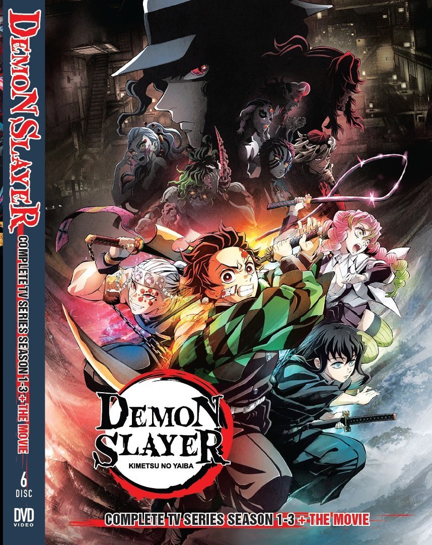 Anime DVD Demon Slayer& Kimetsu No Yaiba Season 1-3 Vol.1-55 End + Mugen Movie