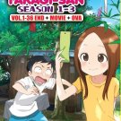 Anime DVD Karakai Jouzu no Takagi-san Season 1-3 Vol.1-36 End + Movie + OVA