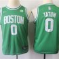 Youth Boston Celtics #0 Jayson Tatum Green Basketball Swingman Jersey