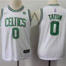 Youth Boston Celtics #0 Jayson Tatum White Basketball Swingman Jersey