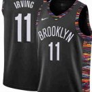 Youth Brooklyn Nets #11 Kyrie Irving Black City Edition Stitched Jersey