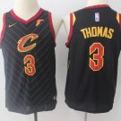 Youth Cleveland Cavaliers #3 Isaiah Thomas basketball Jersey Black Stitched