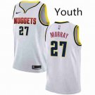 Youth Chicago Bulls #0 Coby White Swingmen Basketball Stitched Jersey White