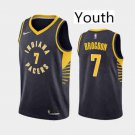 Youth Indiana Pacers #7 Malcolm Brogdon Navy Basketball Jersey Stitched