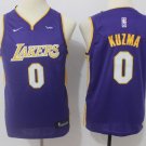 Youth Los Angeles Lakers #0 Kyle Kuzma Basketball Jersey Purple Stitched