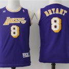 Youth Los Angeles Lakers #8 Kobe Bryant Jersey Throwback Purple Classics Basketball