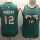 Youth Memphis Grizzlies #12 Ja Morant Jersey Teal Classic Edition Swingman Basketball