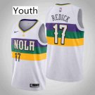 Youth New Orleans Pelicans #17 J.J. Redick White Swingman Stitched Jersey City