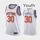 Youth New York Knicks #30 Julius Randle White Association Basketball Jersey Stitched