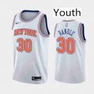 Youth New York Knicks #30 Julius Randle White Statement Basketball Jersey Stitched