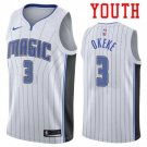 Youth Orlando Magic #3 Chuma Okeke White Association 2019 Draft Jersey