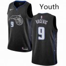 Youth Orlando Magic #9 Nikola Vucevic Black Basketball Jersey City Edition