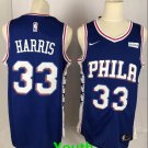 Youth Philadelphia 76ers #33 Tobias Harris Basketball Jersey Blue Stitched