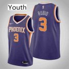 Youth Phoenix Suns #3 Ricky Rubio Purple Swingman Stitched Jersey Icon