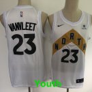 Youth Toronto Raptors #23 Fred VanVleet City Edition Basketball Jersey White
