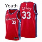 Youth Philadelphia 76ers #33 Tobias Harris Red Swingman Basketball Jersey