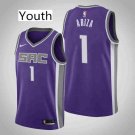 Youth Sacramento Kings #1 Trevor Ariza Purple Swingman Stitched Jersey Icon