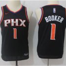 Youth Phoenix Suns #1 Devin Booker Black Basketball Stitched Jersey