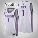 Youth Sacramento Kings #1 Trevor Ariza White Swingman Stitched Jersey Association