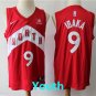 Youth Toronto Raptors #9 Serge Ibaka Basketball Jersey Red Earned Edition