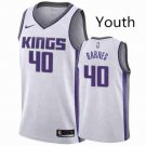 Youth Sacramento Kings #40 Harrison Barnes Swingman Basketball Jersey White