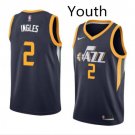 Youth Utah Jazz #2 Joe Ingles Icon Edition Swingman Basketball Jersey Navy