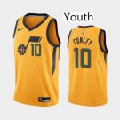 Youth Utah Jazz #10 Mike Conley Gold Statement Basketball Jersey Stitched