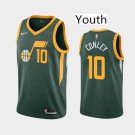 Youth Utah Jazz #10 Mike Conley Green Earned Basketball Jersey Stitched