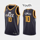 Youth Utah Jazz #10 Mike Conley Navy Blue Icon Basketball Jersey Stitched