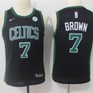 Youth,Kids Boston Celtics #7 Jaylen Brown Jersey Black Statement Edition Swingman Basketball