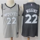 Men Timberwolves #22 Andrew Wiggins 18-19 Gray Jersey City Edition
