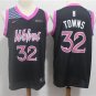 Men Timberwolves #32 Karl-Anthony Towns 2019 City Edition Jersey Black