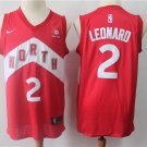 Men Toronto Raptors #2 Kawhi Leonard Earned Edition Basketball Jersey Red