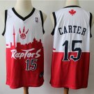 Men's Toronto Raptors #15 Vince Carter Special City Edition Jersey White Red