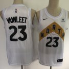 Men's Toronto Raptors #23 Fred VanVleet City Edition Basketball Jersey White