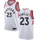 Men's Toronto Raptors #23 Fred VanVleet Swingman White Basketball Jersey
