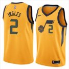Men's Utah Jazz #2 Joe Ingles Swingman Basketball Jersey Yellow