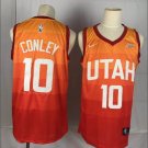 Men's Utah Jazz #10 Mike Conley Orange City Edition Basketball Jersey Stitched