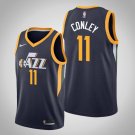 Men's Utah Jazz #11 Mike Conley Navy Swingman Stitched Jersey Icon Edition