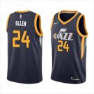 Men's Utah Jazz #24 Grayson Allen Swingman Basketball Jersey Navy