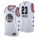 Men's Warriors #23 Draymond Green 2019 All Star Game Basketball Jersey White